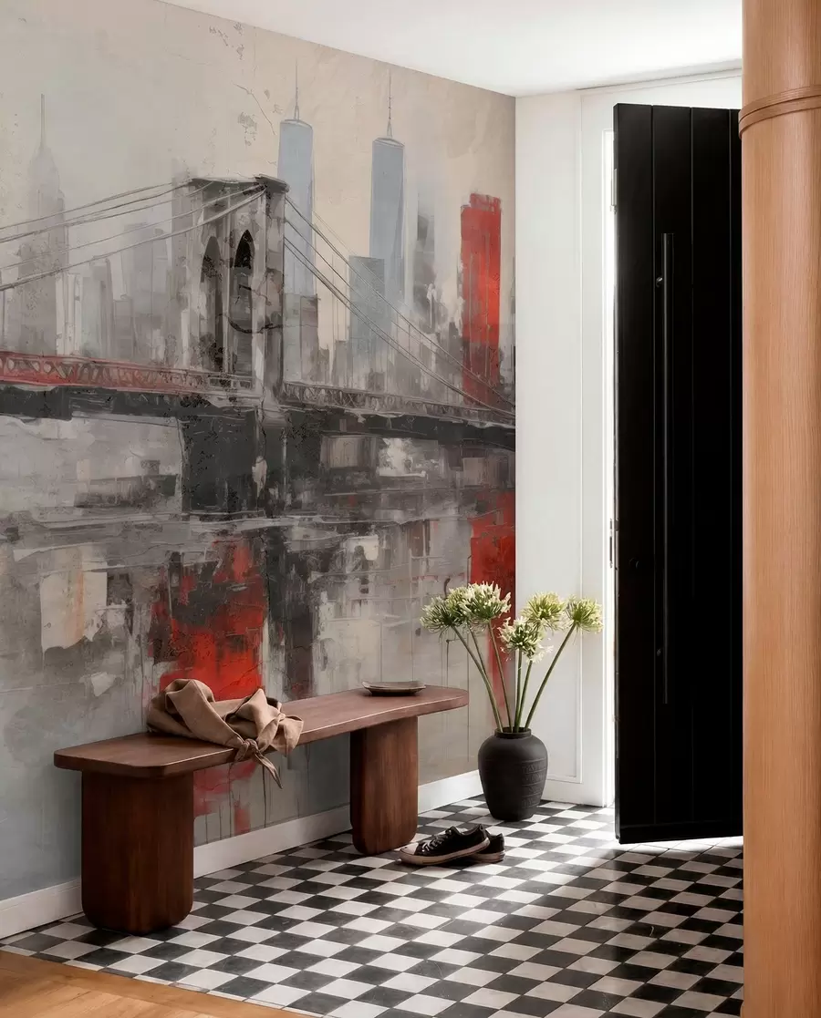 wall murals Urban Loftscape w04192
