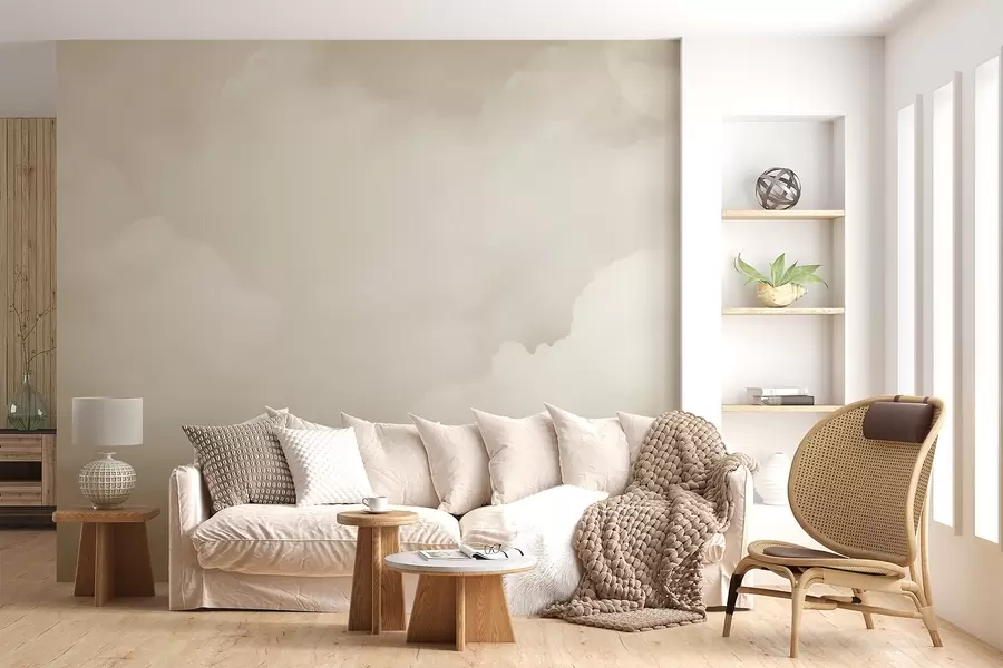 wall murals Soft clouds w04224