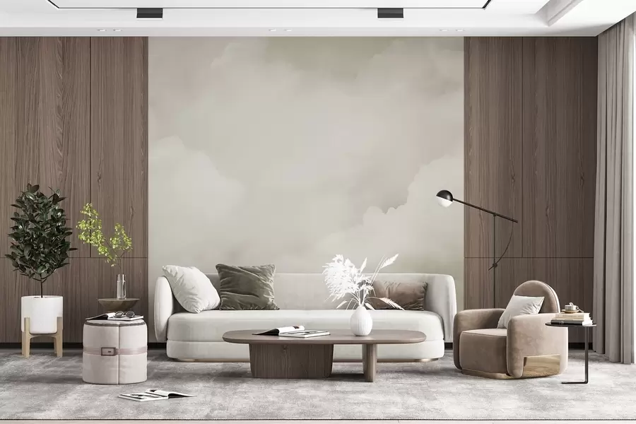 wall murals Soft clouds w04224