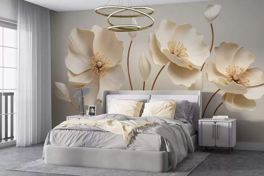 wall murals Graceful flowers w04248