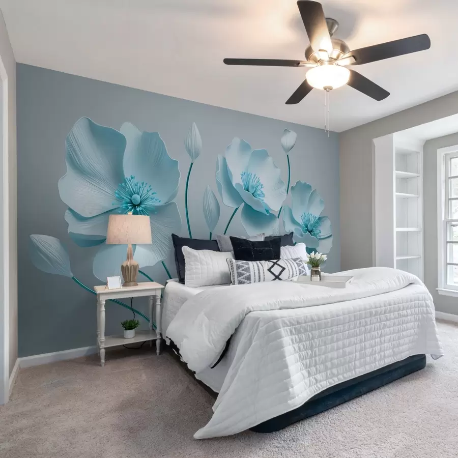 wall murals Graceful flowers w04248v1