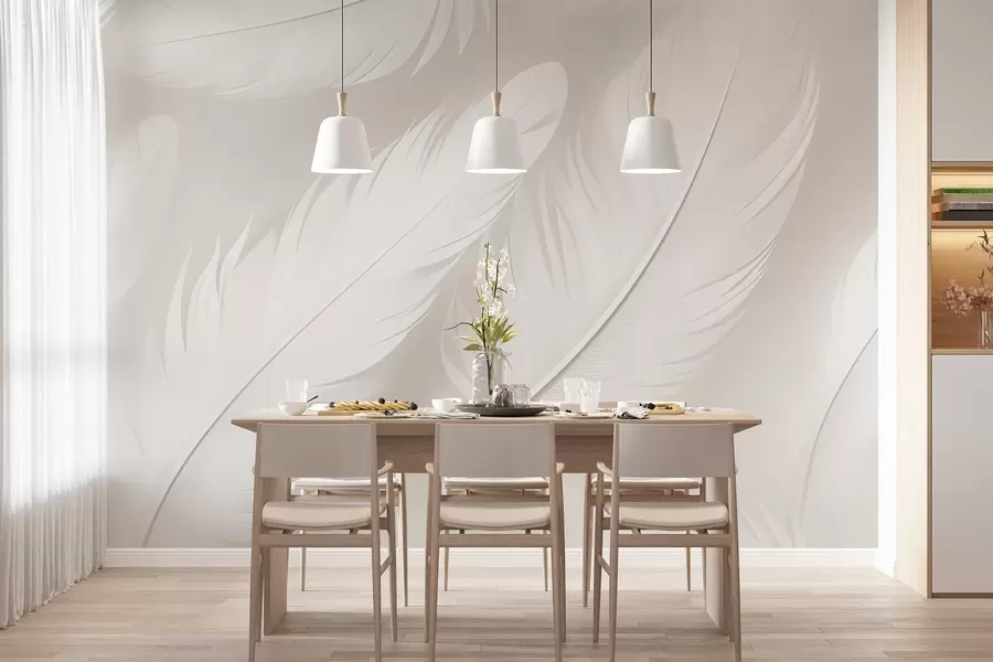 wall murals Feathers w04273