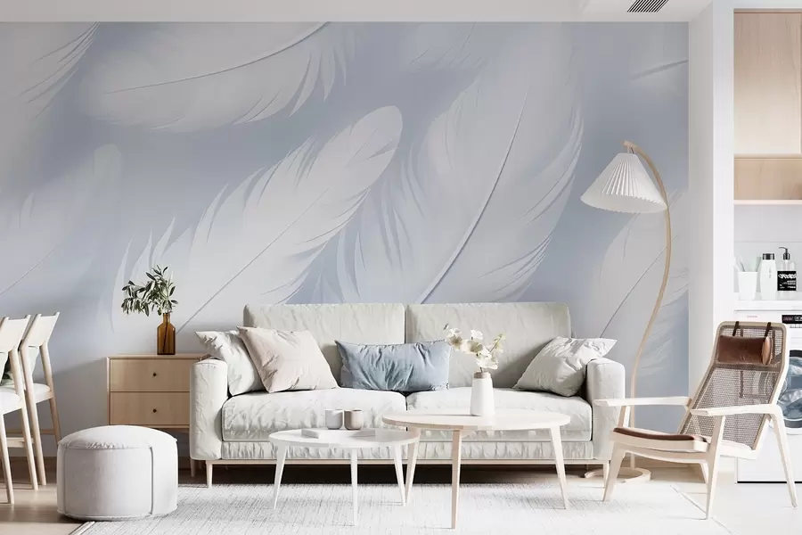 wall murals Feathers w04273v2