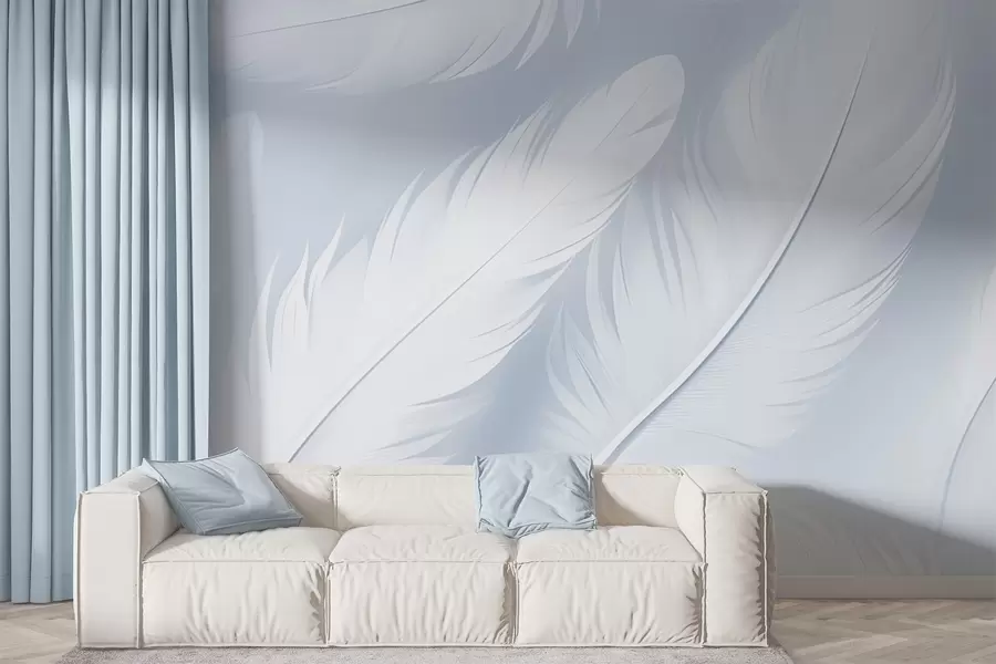 wall murals Feathers w04273v2
