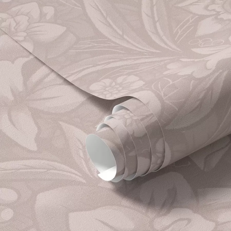 wall murals Monochrome floral design with daffodils on a cream background a00294