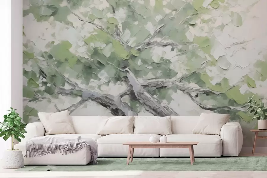 wall murals Tree imitation painting w04292