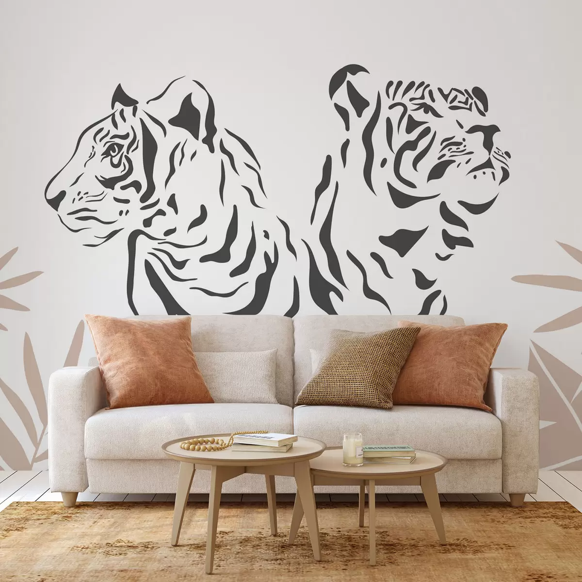 wall murals Tigers w04294