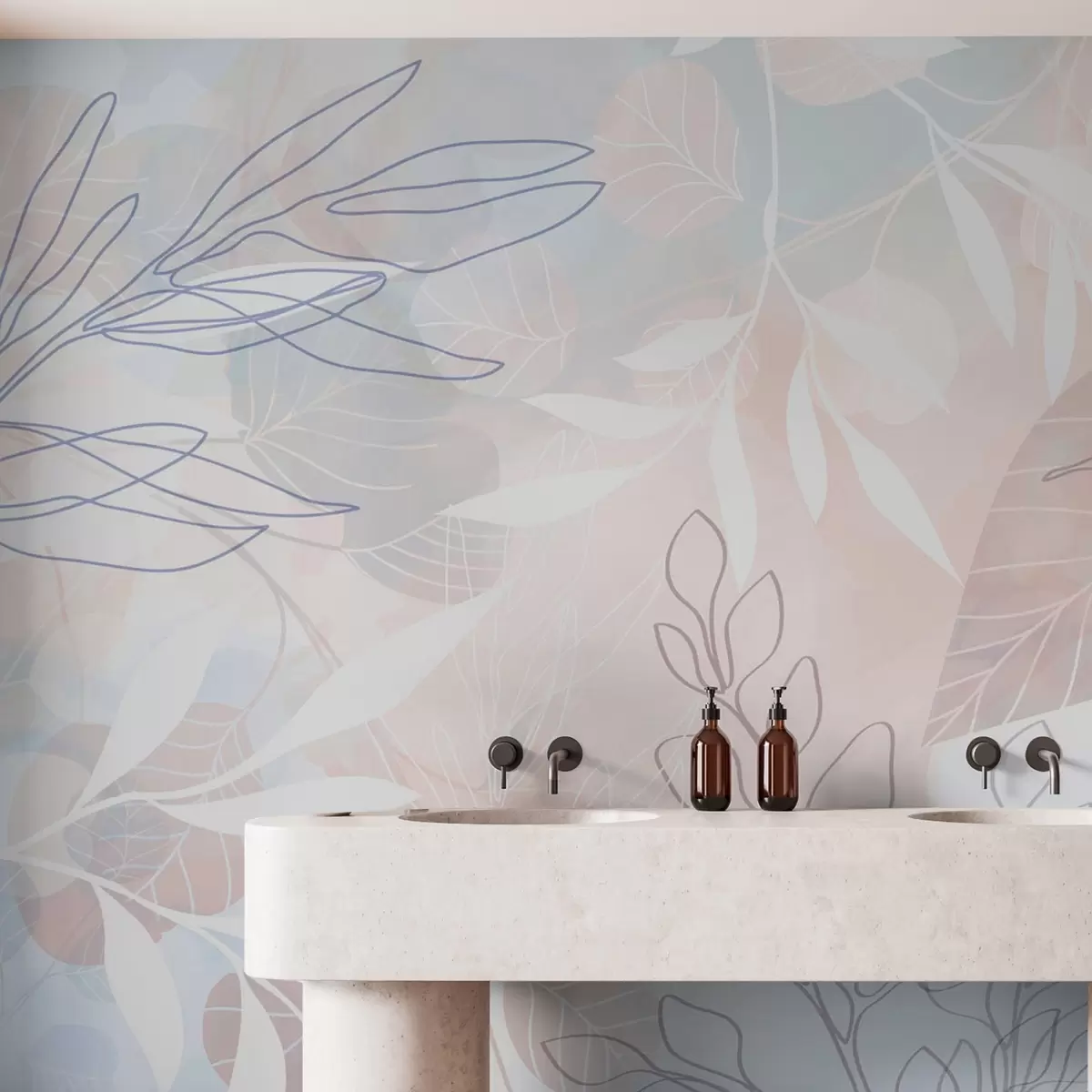 wall murals Plant abstraction w04297