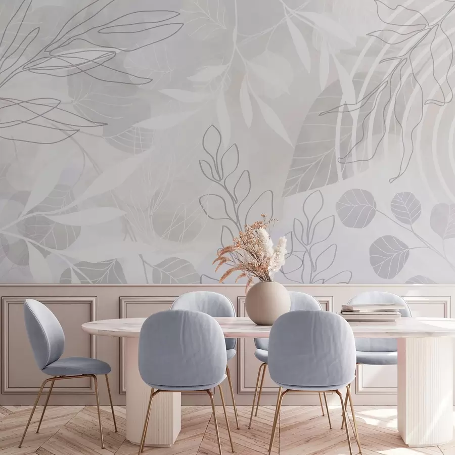 wall murals Plant abstraction w04297v1