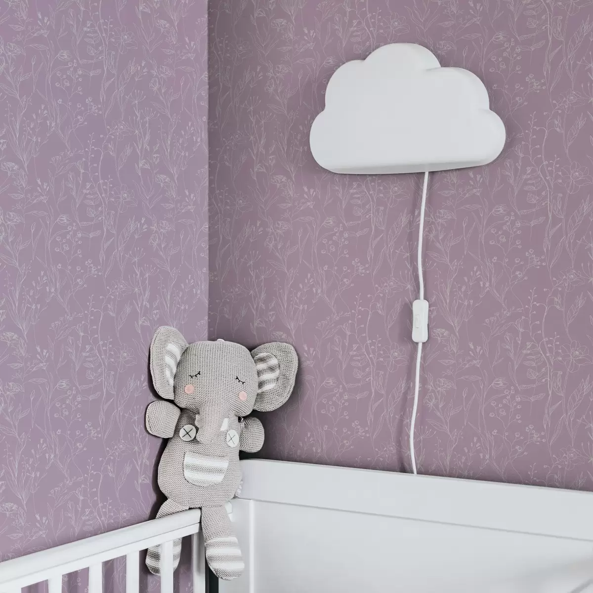 Wallpaper Minimalist Wildflowers