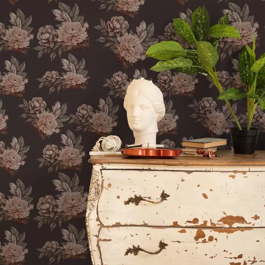 wall murals Retro Roses a00419v1