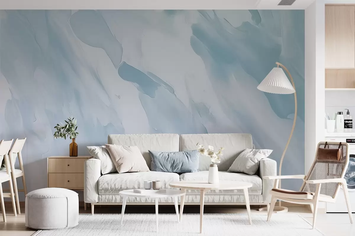 wall murals Brushstrokes on an abstract background with imitation of a worn texture w04287v1