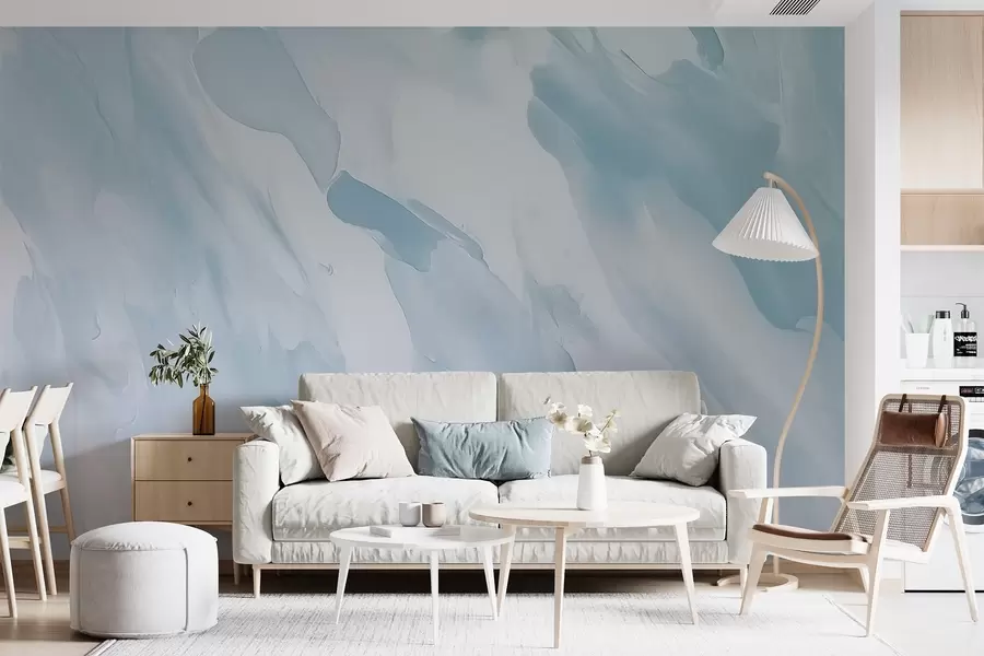 wall murals Brushstrokes on an abstract background with imitation of a worn texture w04287v1