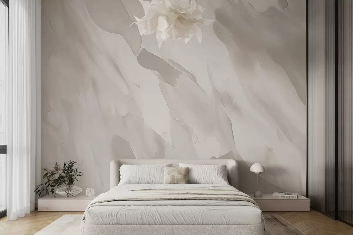 wall murals Brushstrokes on an abstract background with imitation of a worn texture w04287