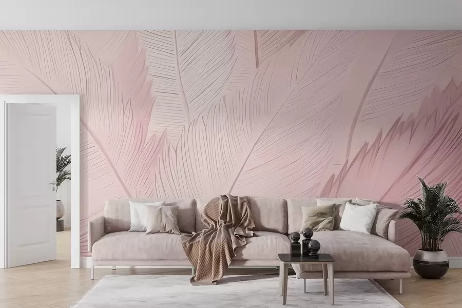 wall murals Fluffy feathers w04289v1