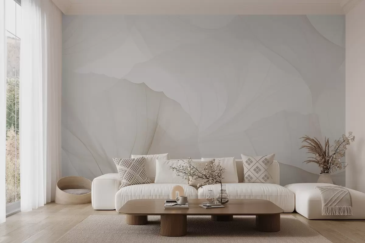 wall murals Transparent petals w04290