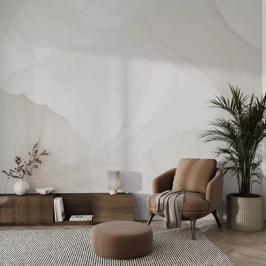 wall murals Transparent petals w04290