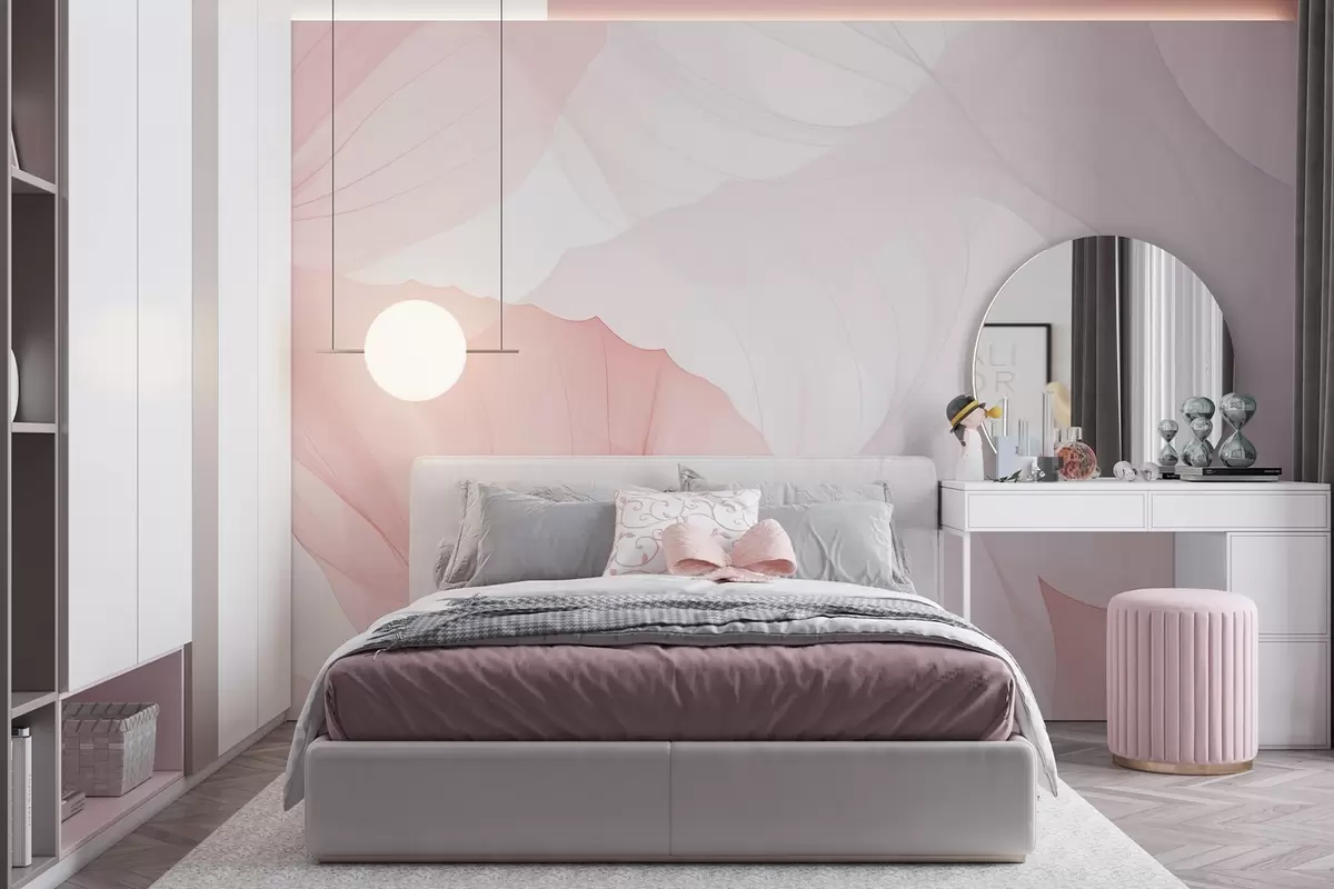 wall murals Transparent petals w04290v1