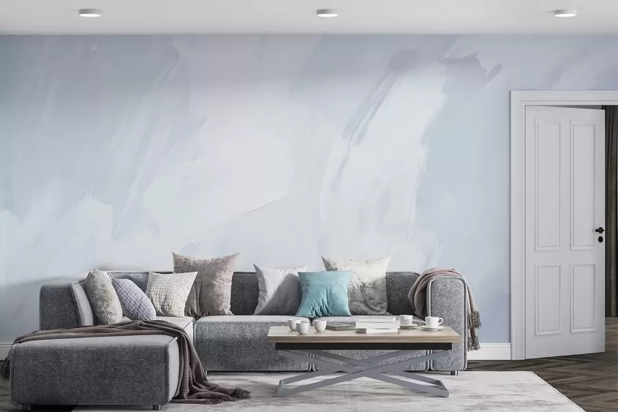 wall murals Abstract strokes  with imitation of a worn texture w04291
