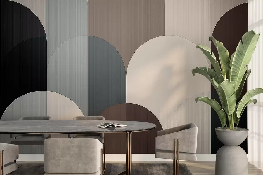 wall murals Segmented Arch Geometry w04215