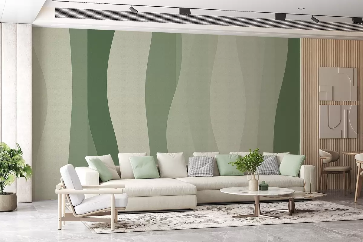 wall murals Vertical Fluid Gradient Pattern w04219
