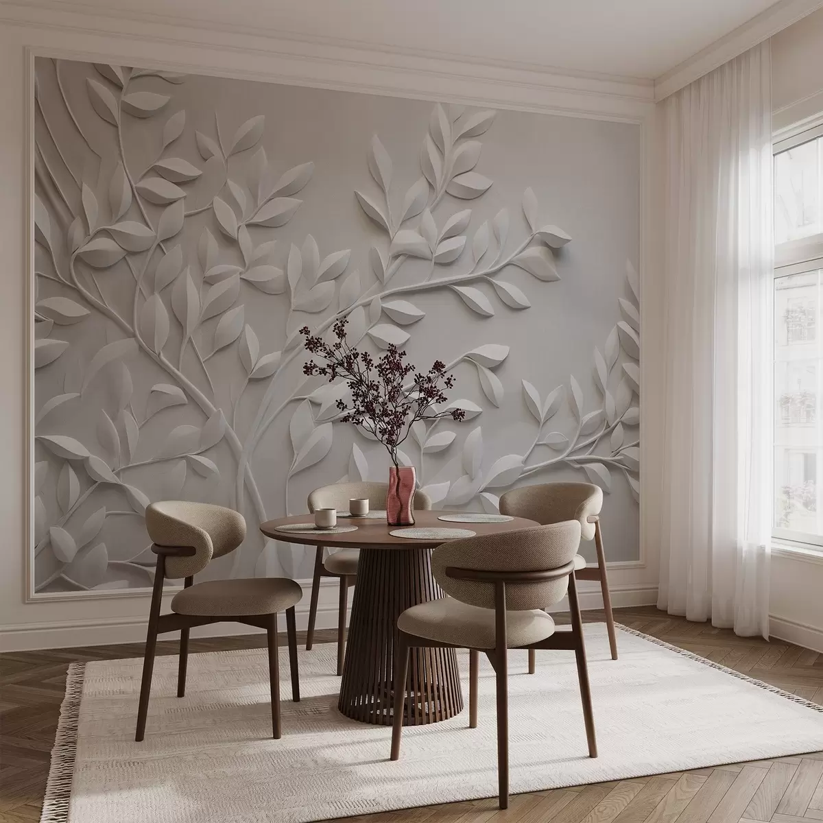 wall murals Monochrome Nature Relief Texture w04329