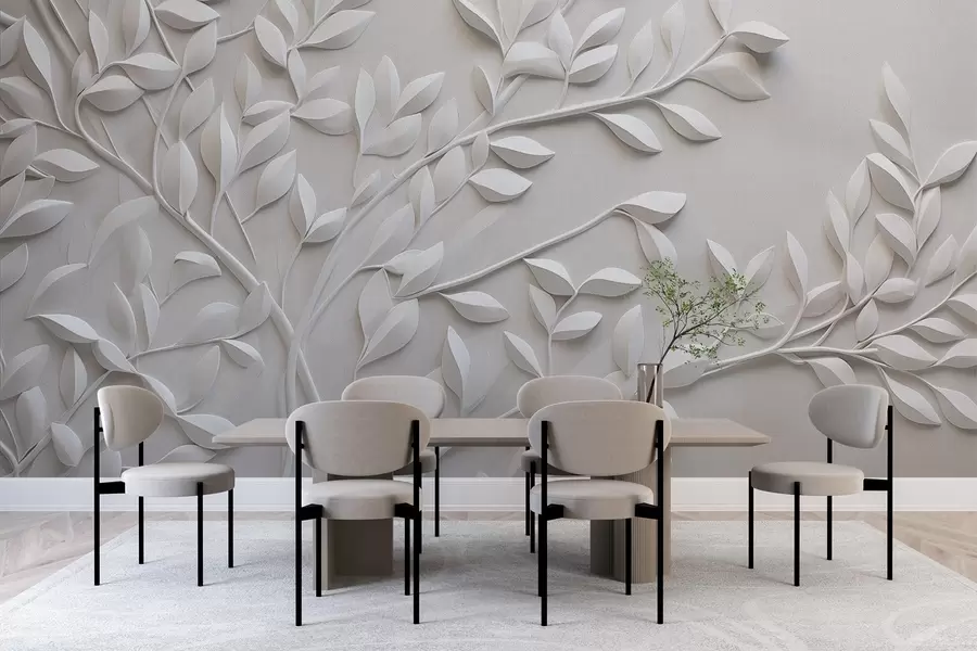 wall murals Monochrome Nature Relief Texture w04329