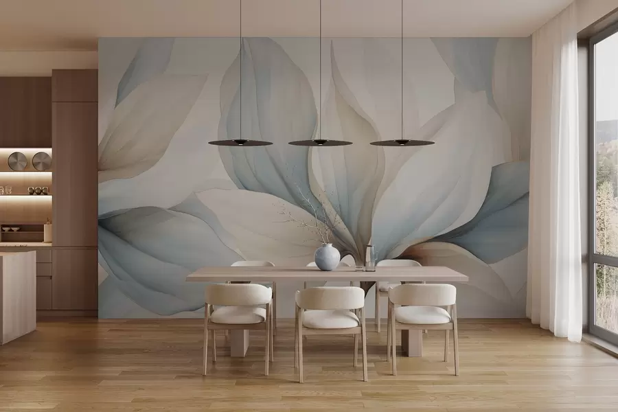 wall murals Watercolor large petals w04317