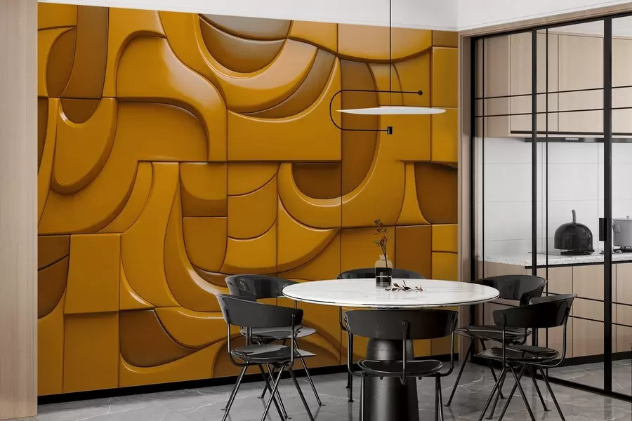 wall murals Painted relief wall w04321