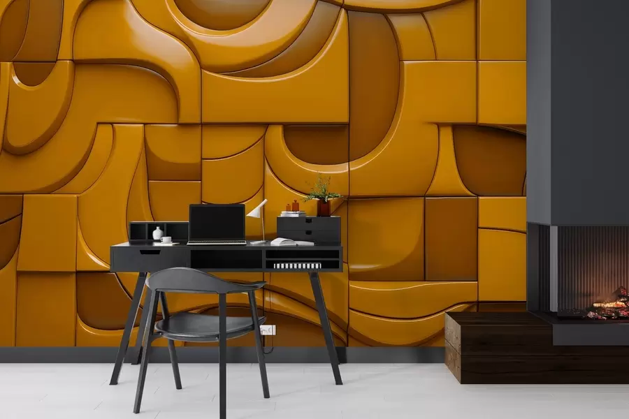 wall murals Painted relief wall w04321