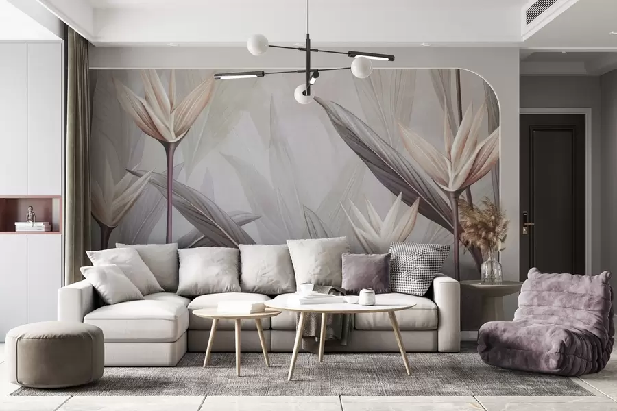 wall murals Fairy strelitzia w04324