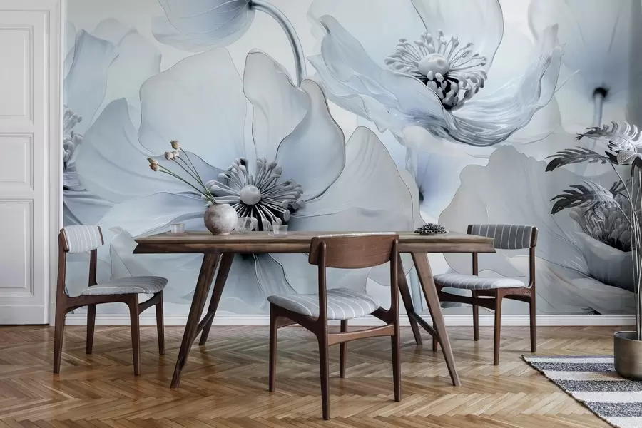 wall murals Aerial flora w04328v2