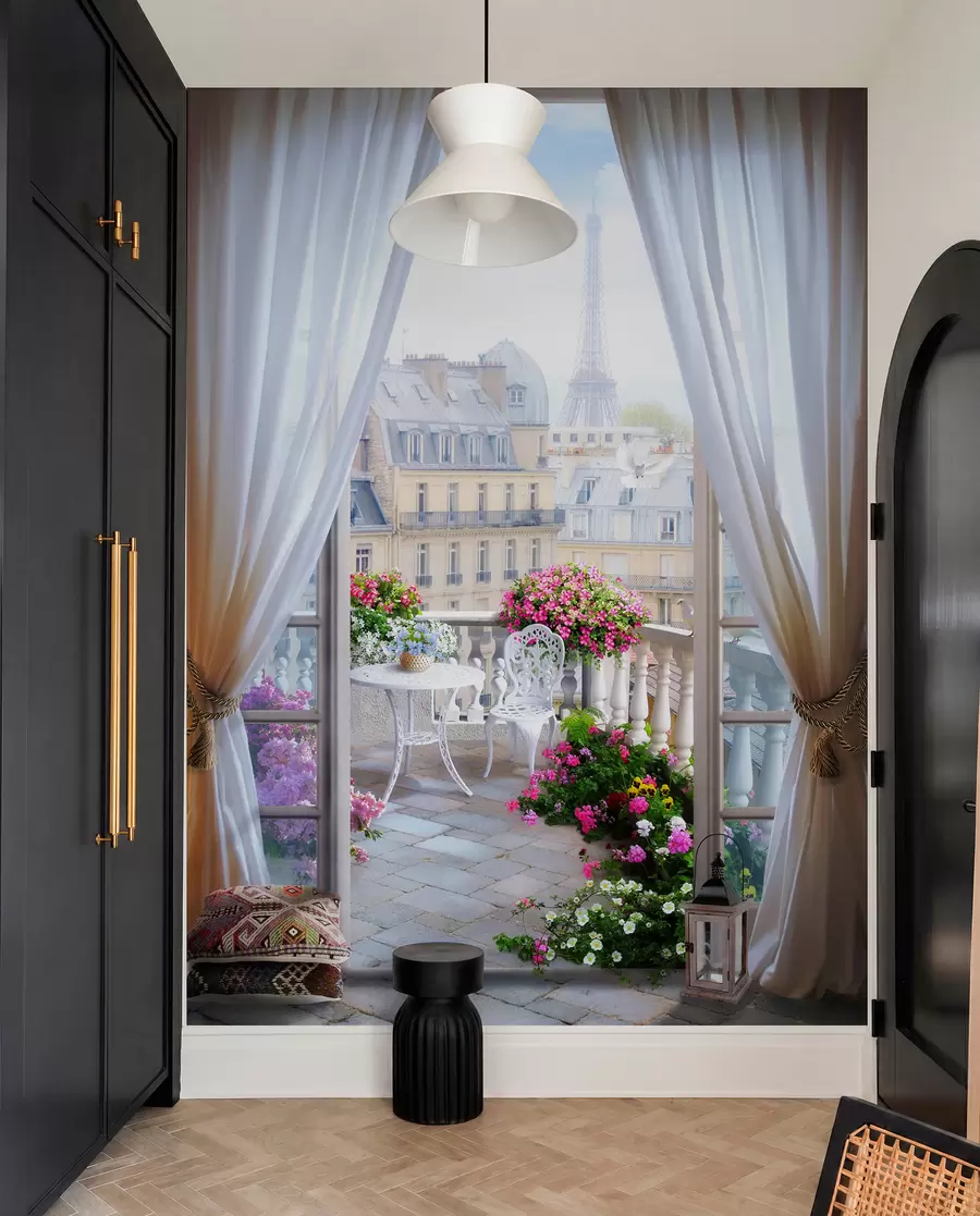 wall murals Paris, view from the window u79425