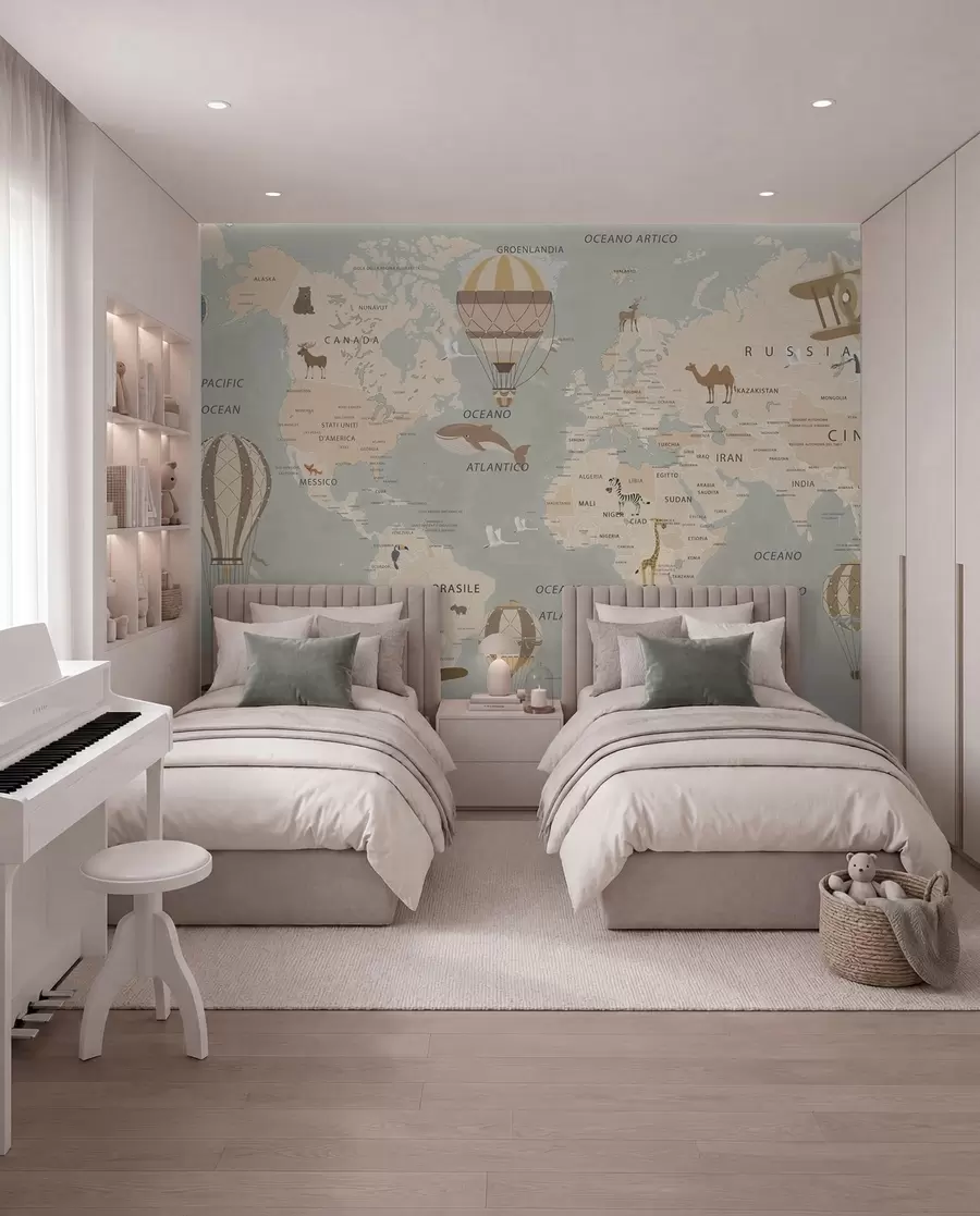 wall murals Little Atlas in Italian u79997