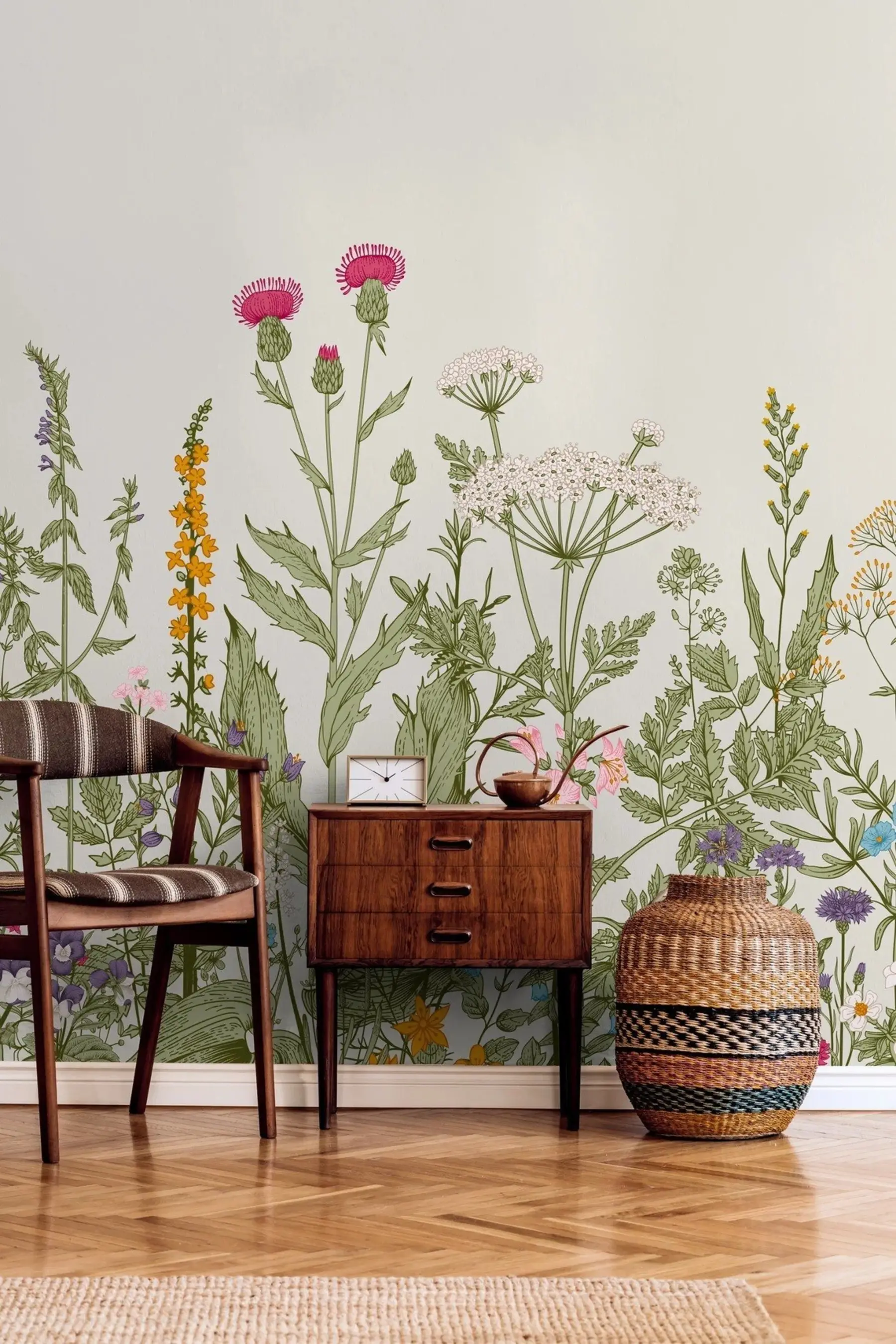 wall murals Boho style plants u71743