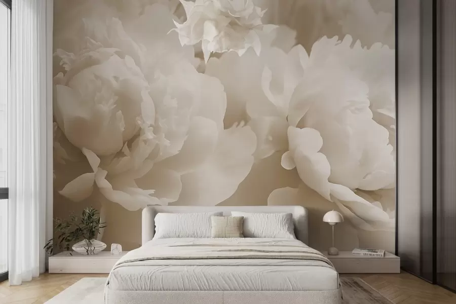 wall murals Peonies w04336v1