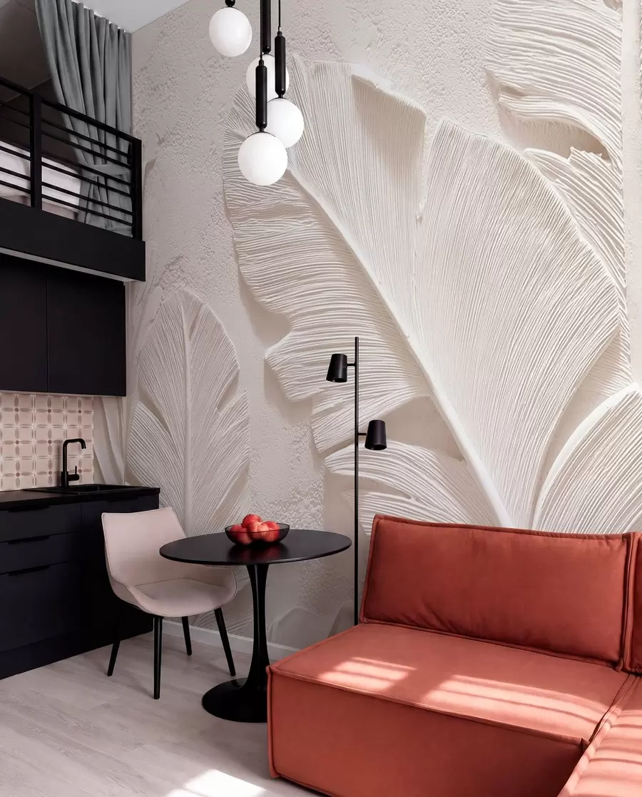 wall murals Leaf Veins w09307v1