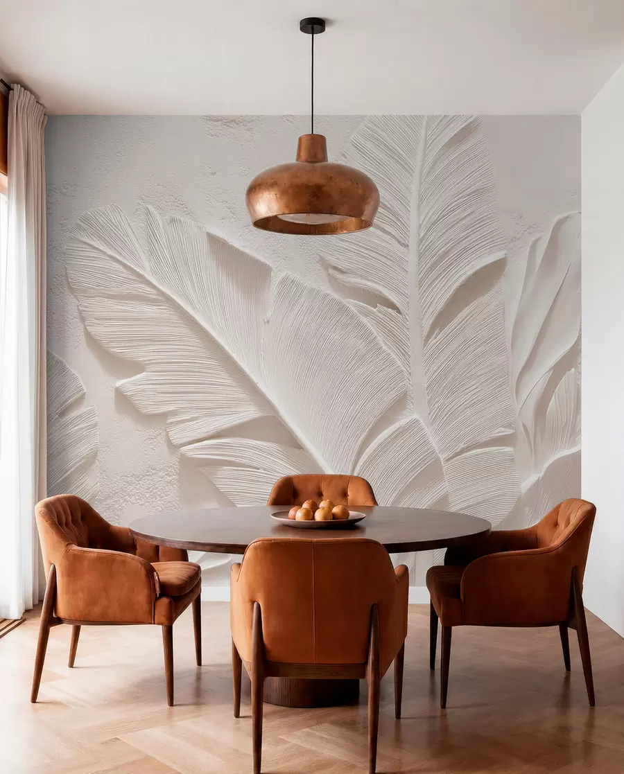 wall murals Leaf Veins w09307v1