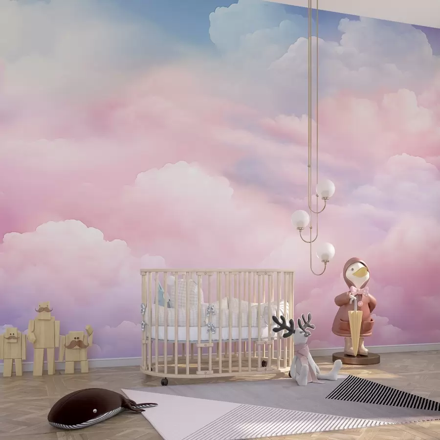 wall murals Colourful clouds w04387