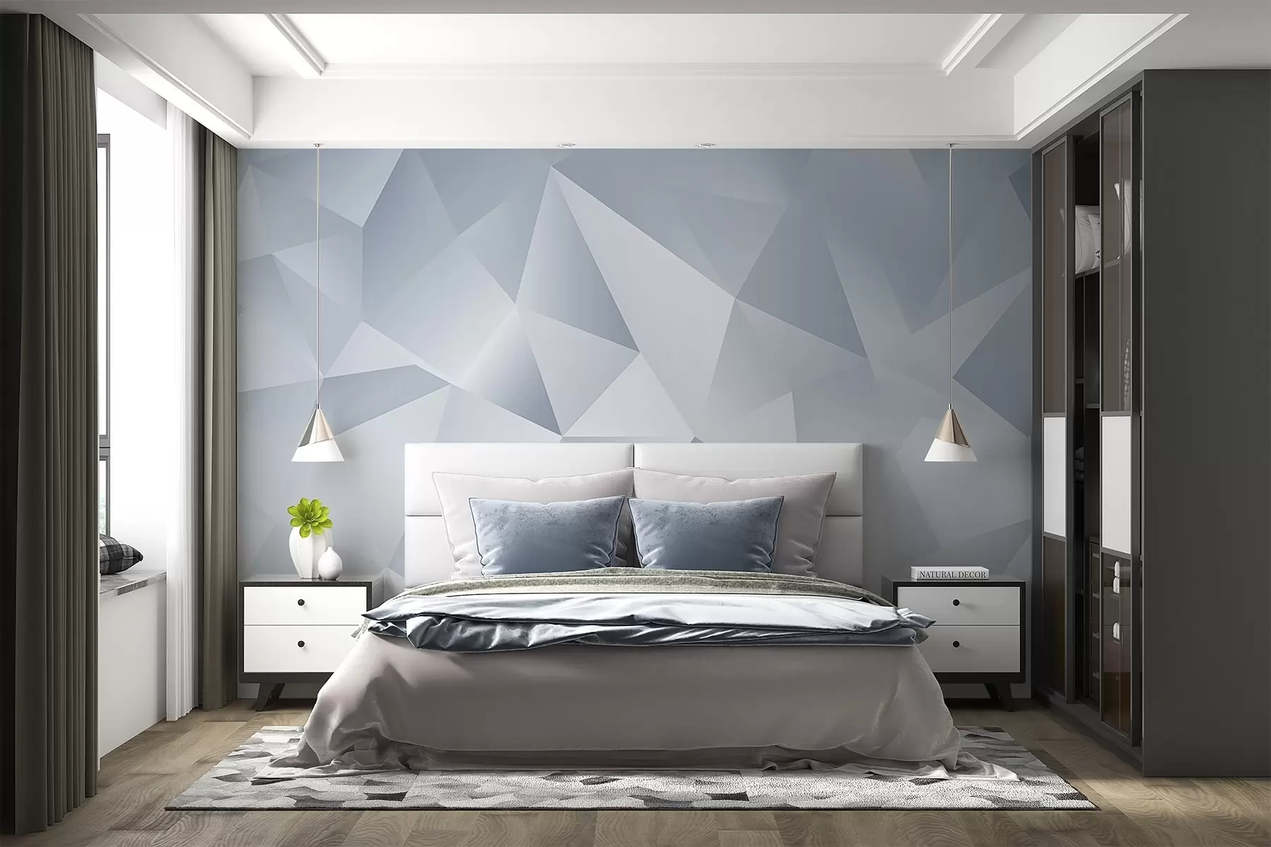 wall murals Geometry w04377v1