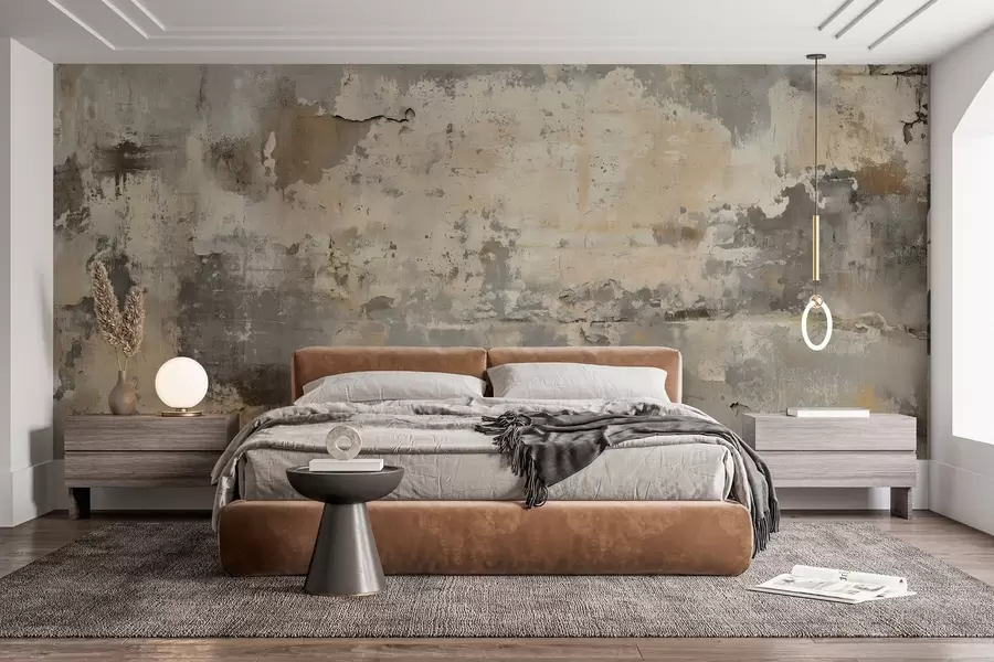 wall murals imitation of a textured old wall w04311