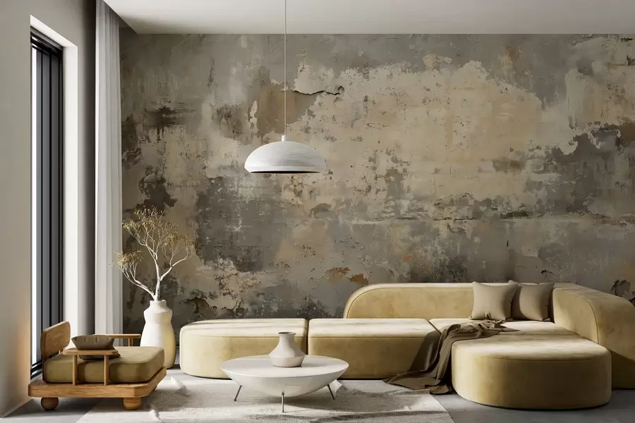 wall murals imitation of a textured old wall w04311