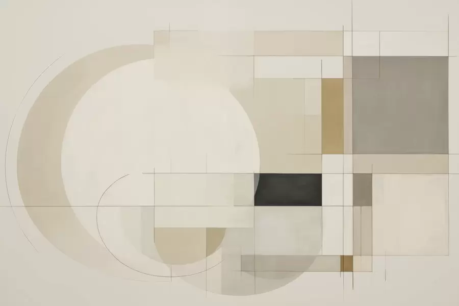 wall murals Geometric abstraction w04381