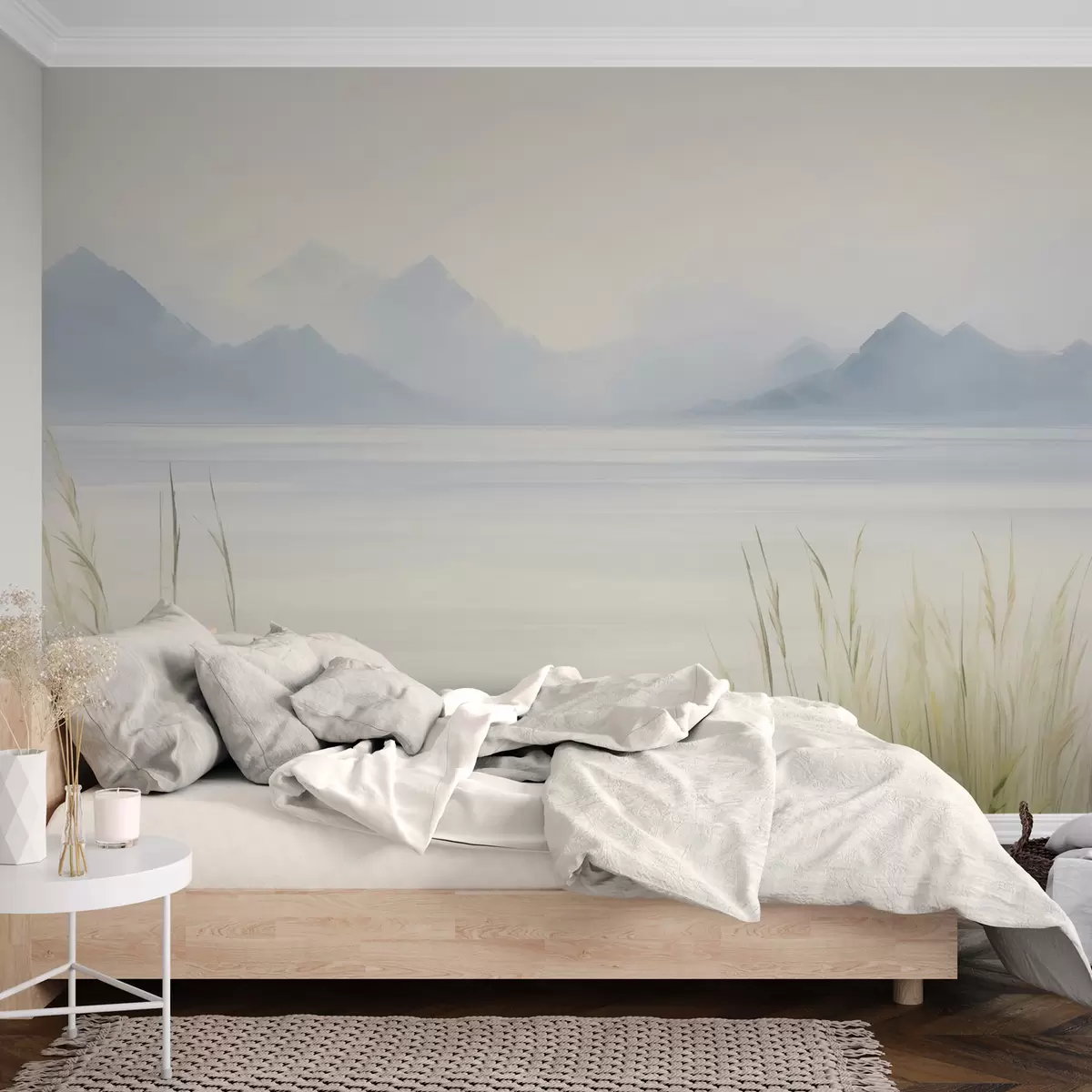 wall murals Mountain lake w04409