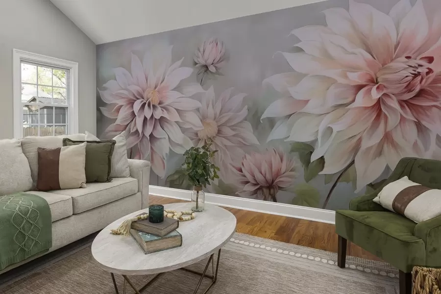 wall murals Dahlias w04431
