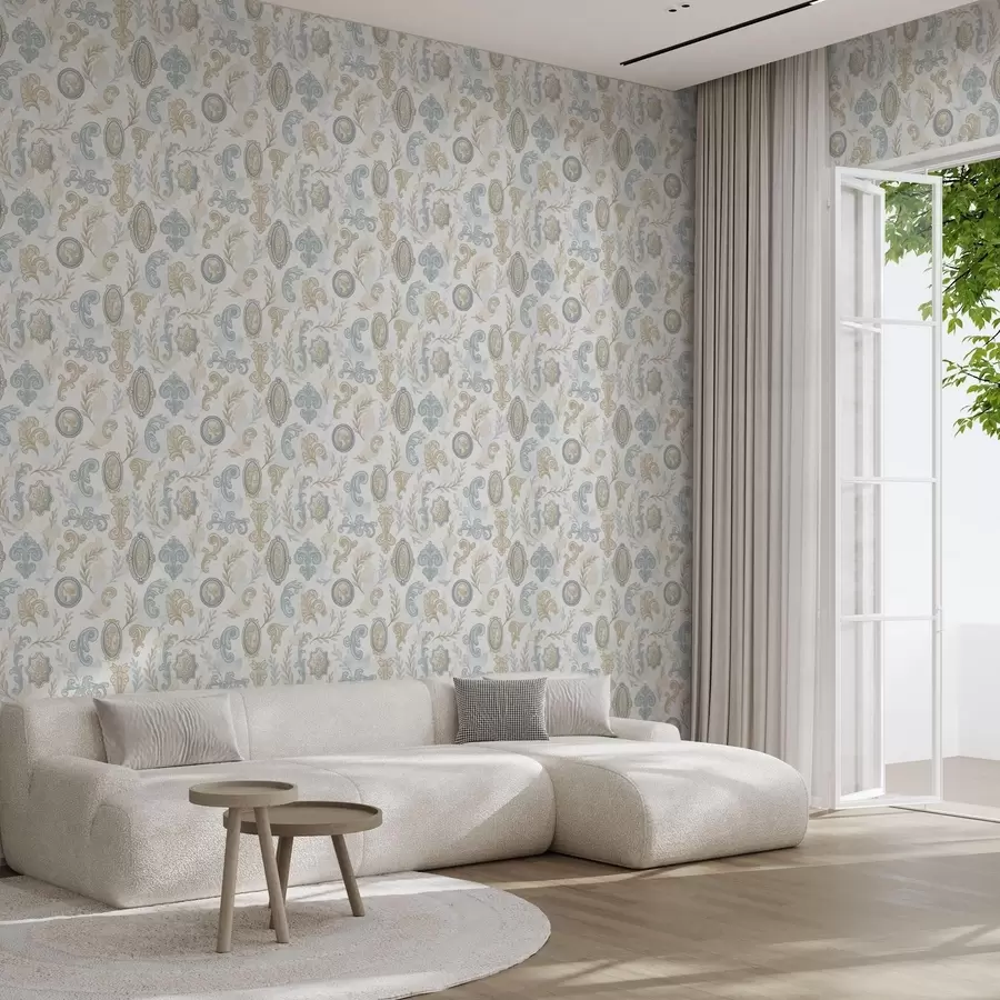 wall murals Classic ornament with medallions and patterns a00319