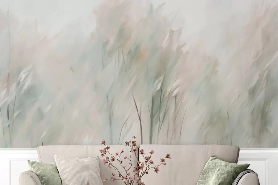 wall murals Trees imitation painting w04411v1