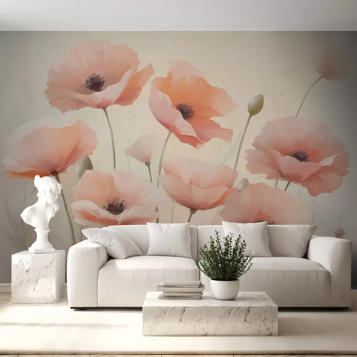 wall murals Poppies w04462
