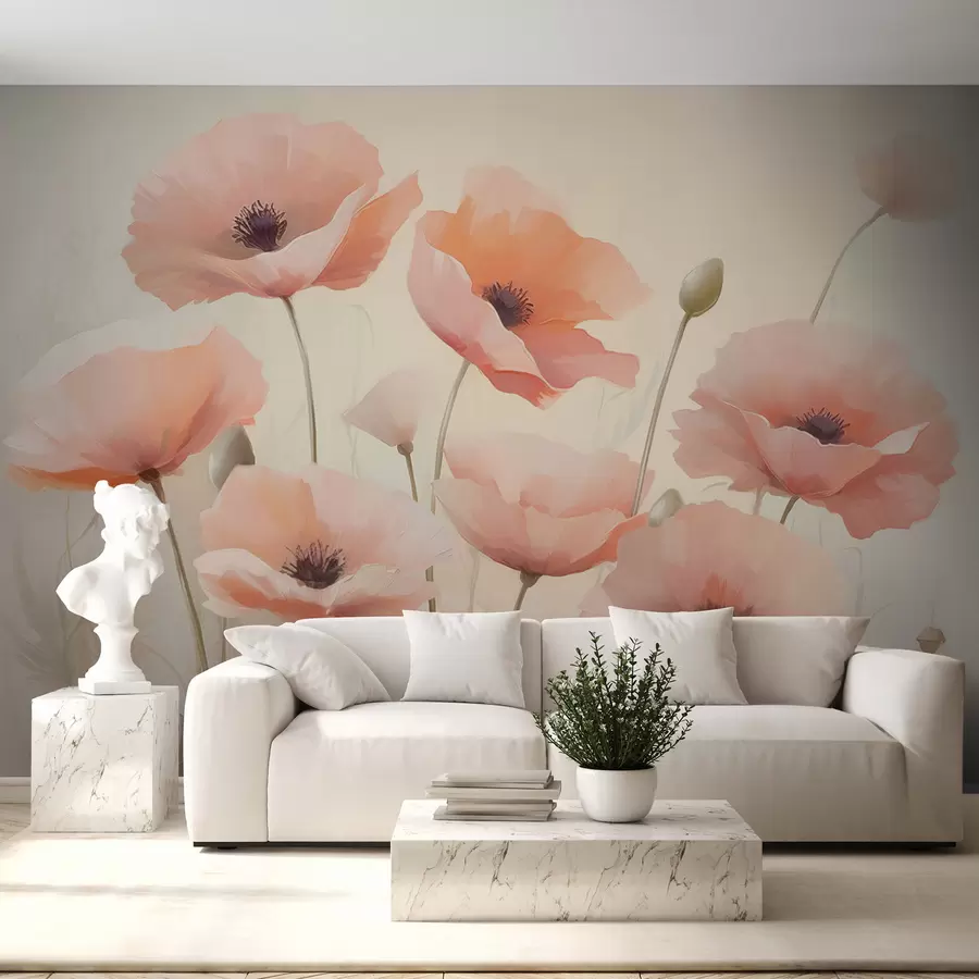 wall murals Poppies w04462