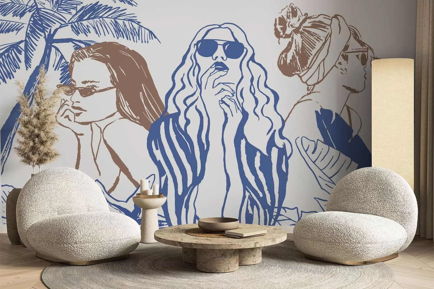 wall murals Girls w04463